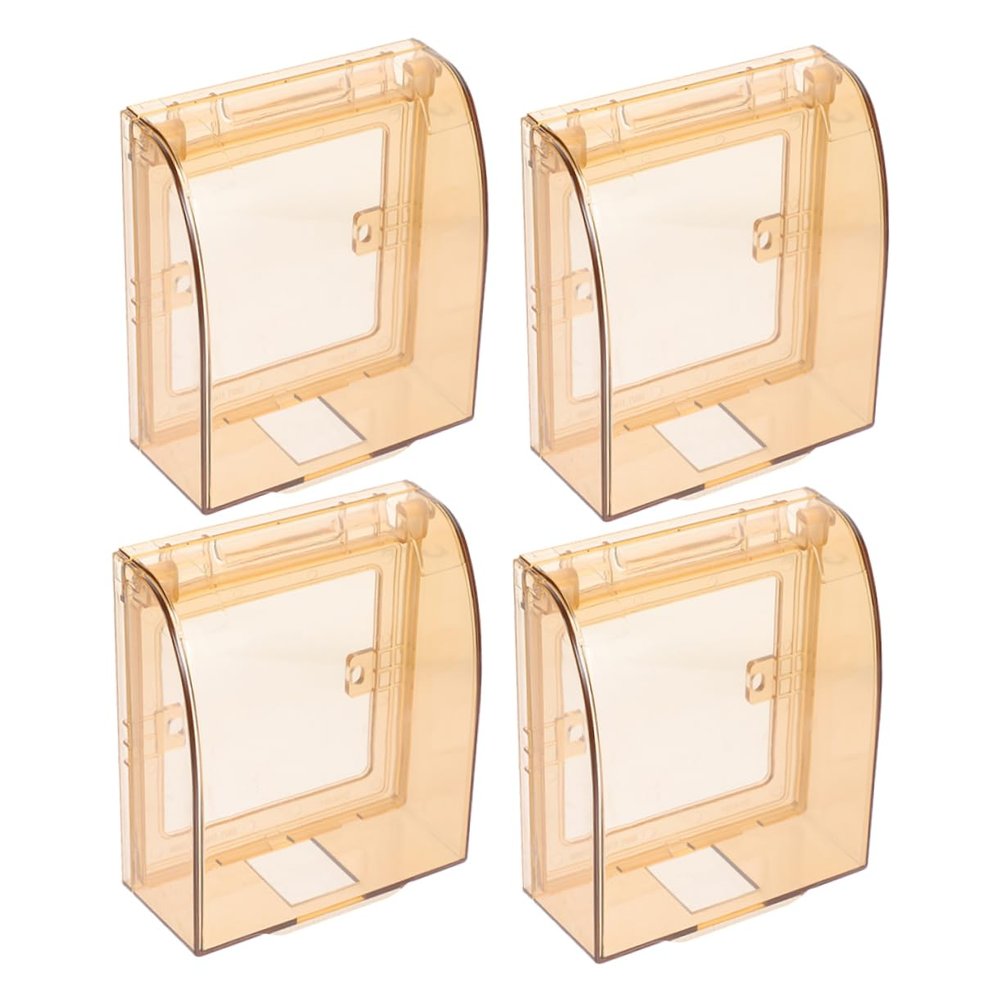 Babyproof Wall Outlet Cover with Waterproof Protection, 4 Pack