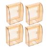 Babyproof Wall Outlet Cover with Waterproof Protection, 4 Pack view 1