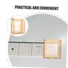 Babyproof Wall Outlet Cover with Waterproof Protection, 4 Pack view 4