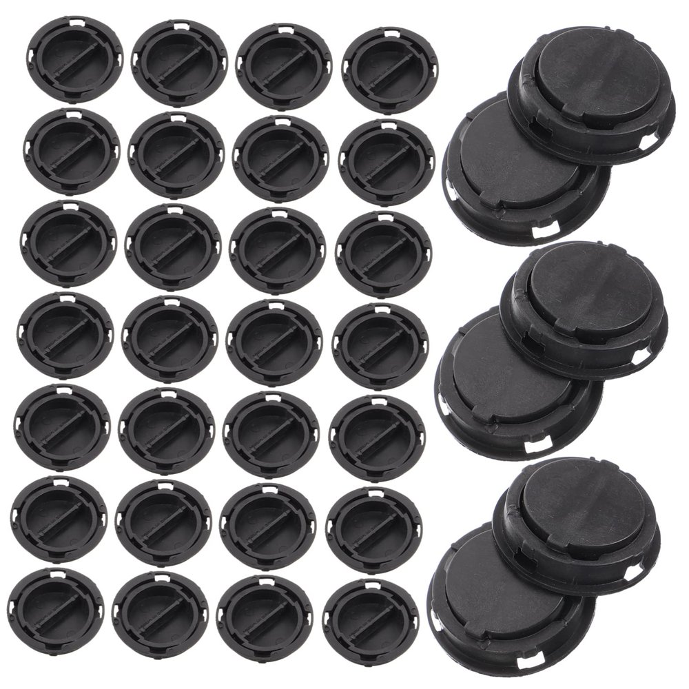 HONMEET 50pcs Unbreakable Piggy Bank Bottom Covers Plastic Money Box Counter Plugs for Safe for