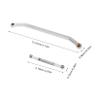 Hohopeti 1set Metal Steering Rod Link Set for Rc Car Easy to Install Remote Control Car Accessory for Enhanced Steering Performance and Compatibility view 2