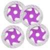 Masyrt Universal Aluminum Alloy 4PCS RC Car Brake Disc with 1/10 Metal Hex Adapter for Remote Control Cars - High Performance Accessory (Purple) view 1