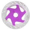 Masyrt Universal Aluminum Alloy 4PCS RC Car Brake Disc with 1/10 Metal Hex Adapter for Remote Control Cars - High Performance Accessory (Purple) view 2
