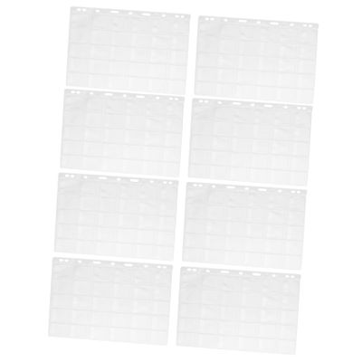 HOODANCOS Hole Bags Commemorative Storage 10 Sheets Pages for Collectors Money Binder