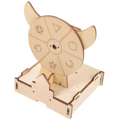 GARVALON 1set Wooden Prize Wheel Accessories for Party Games Fun Rotating Wheel for Boys and Girls and Family Gatherings Engaging Classroom Carnival Activities