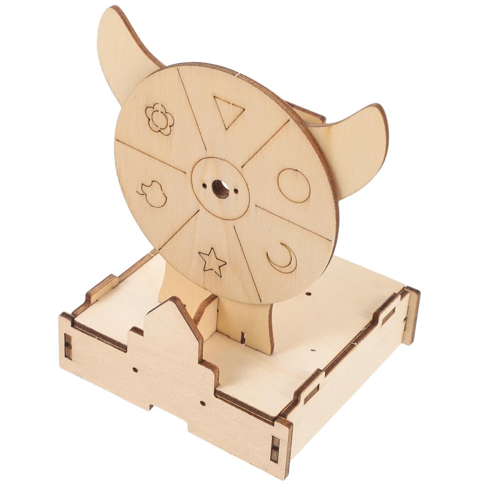 GARVALON 1set Wooden Prize Wheel Accessories for Party Games Fun Rotating Wheel for Boys and Girls and Family Gatherings Engaging Classroom Carnival Activities