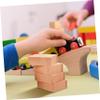 ORFOFE 6pcs Wooden Train Track Bridge Supports Bridge Pier Track Railway Accessories for Train Boys and Girls Building Toys view 3