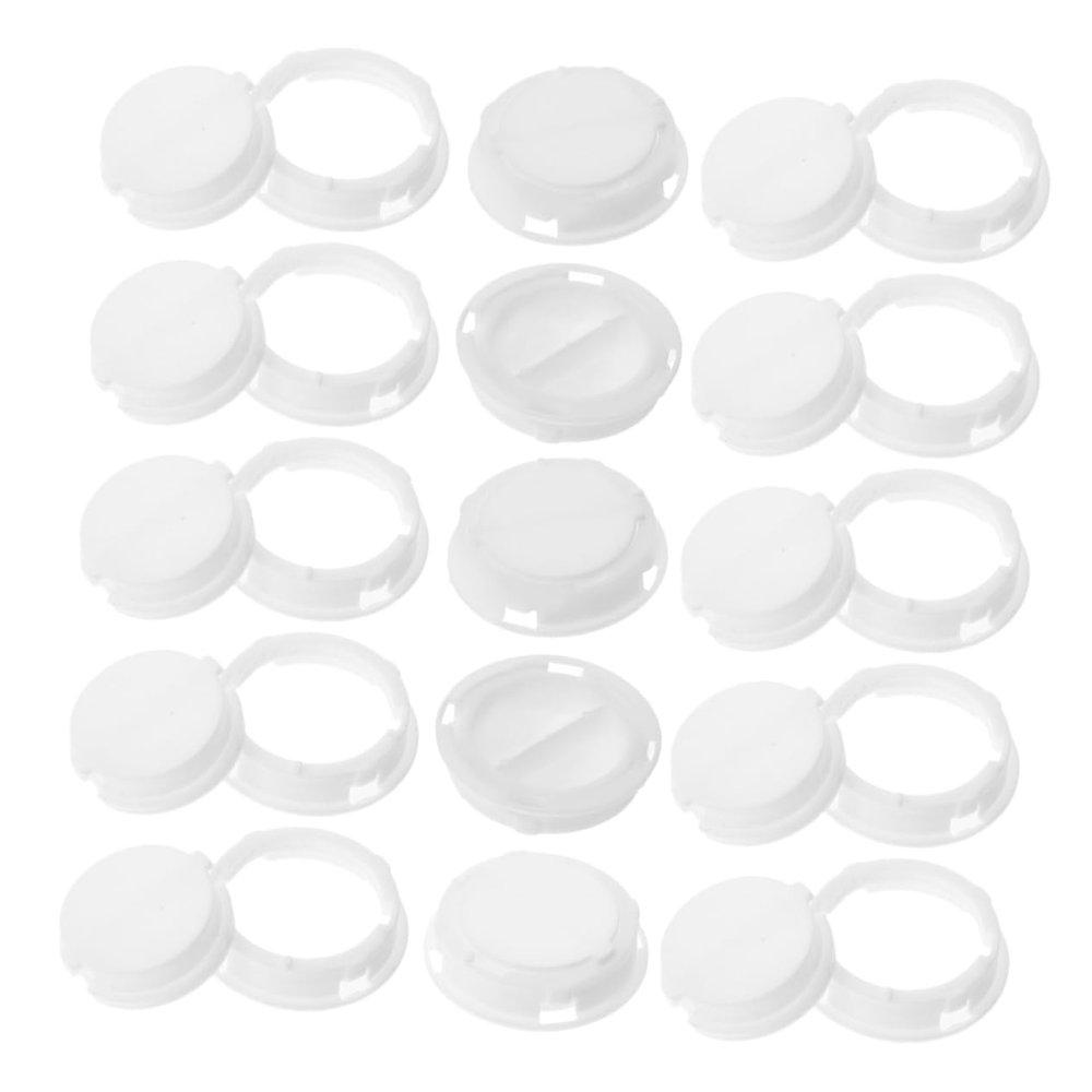 BRIGHTFUFU 30pcs Piggy Bank Bottom Stoppers Plastic Plugs Easy Install Bank Covers for Saving Boxes Flexible and Lightweight Design for Storage