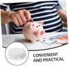 BRIGHTFUFU 30pcs Piggy Bank Bottom Stoppers Plastic Plugs Easy Install Bank Covers for Saving Boxes Flexible and Lightweight Design for Storage view 3