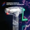 2 Pcs Hand Crank Driven Electricity Generator Mechanical for Home and Emergency view 2