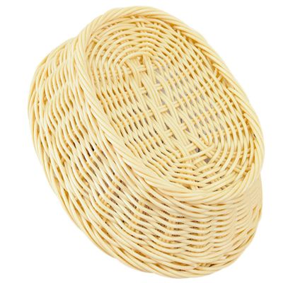 ABOOFAN Woven Storage Basket for Home Organization Imitation Rattan Design for Snacks Toys and Accessories Mini Decorative Container for Kitchen Desktop Nursery