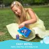 SYNCFUN 16 oz Bubble Solution Refills(Up to 1.25 Gallons), Concentrated Solution for Bubble Machine, Wands, Blower, Easter, Outdoors Activity view 2