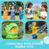 SYNCFUN 16 oz Bubble Solution Refills(Up to 1.25 Gallons), Concentrated Solution for Bubble Machine, Wands, Blower, Easter, Outdoors Activity view 4