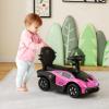 Nightcore 3-in-1 Push Car for Toddlers, Licensed Lamborghini Stroller Sliding Car with Push Handle & Arm Guardrails, Horn, Under Seat Storage, Ride on Kids Toy Car for Boys & Girls (Pink) view 2