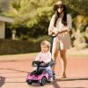 Nightcore 3-in-1 Push Car for Toddlers, Licensed Lamborghini Stroller Sliding Car with Push Handle & Arm Guardrails, Horn, Under Seat Storage, Ride on Kids Toy Car for Boys & Girls (Pink) view 3