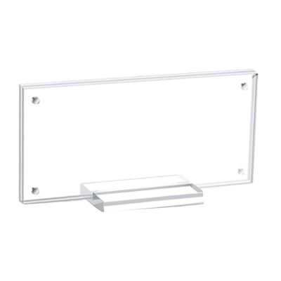 Acrylics Banknote Holder Clear Money Display Case Currency Ticket Protector Paper Money Display Frame 7.28x3.46Inch