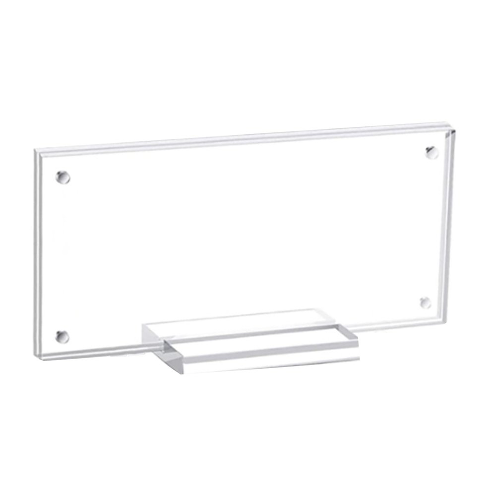 Acrylics Banknote Holder Clear Money Display Case Currency Ticket Protector Paper Money Display Frame 7.28x3.46Inch