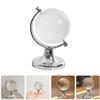 BIUDECO 3pcs Crystal Globe Decor for Desktop Elegant Tabletop Ornament Versatile Decoration for Home Office Beautiful Crystal Globe Solid Base Unique Idea for Special Occasions view 3