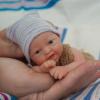 7" Miniature Silicone Baby Full Body Silicone Reborn Baby Doll Eyes Open Realistic Newborn Boy The Look Real Babies Soft Anti Stress Doll view 3