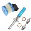 2Pcs N4 Hot Spark Glow Plugs No.4 & RC Igniter Engine Starter & RC Aluminum Capped Air Filter Element Sponge 04104 Upgrade Parts view 1