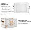 Nander Cute Fox Storage Basket 1PCS,Foldable Storage Bin Waterproof Laundry Basket Storage Box with Handle for Home Closet & Office Living Room view 2