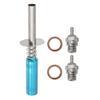 2Pcs N4 Hot Spark Glow Plugs No.4 & RC Igniter Engine Starter & 3PCS RC Aluminum Nitro Fuel Filter view 3