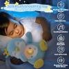 Emoin Penguin Stuffed Animal, Breathing Penguin Plush Baby Toy Sleep Buddy with Realistic Breathing Motion and Lights Music for Adults and Kids-Blue view 2