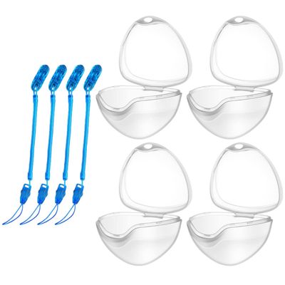 BESTonZON 4pcs Storage Boxes Clips for Soft Clip Case Portable Bag Safe Easy to Use