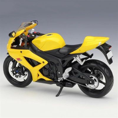 Collection 1:12 for Suzuki GSXR 600 Motorcycle Simulation Diecast Model Collection Gift(with Foam Box)