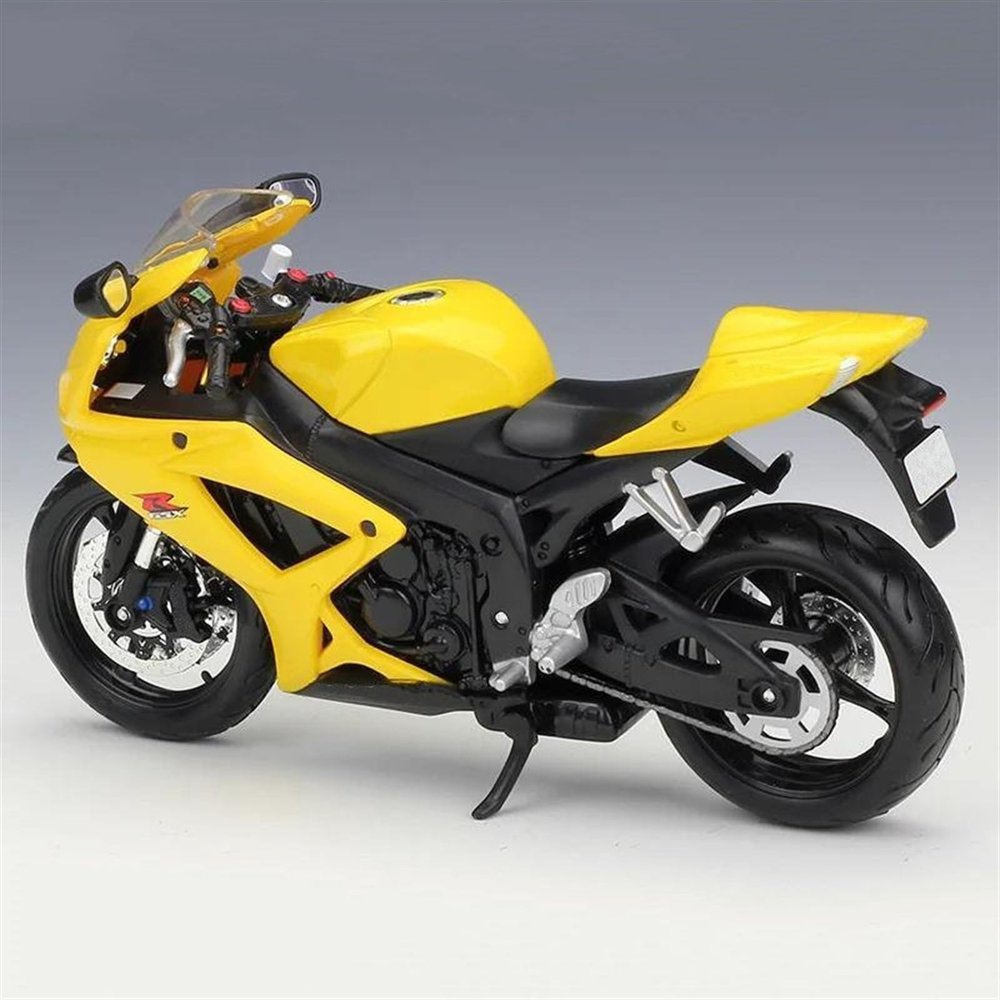 Collection 1:12 for Suzuki GSXR 600 Motorcycle Simulation Diecast Model Collection Gift(with Foam Box)