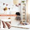 2Pcs 10 ft Pennant Banner Flags, Fabric Triangle Flag Banner, Hanging Triangle Bunting Flag, 10 Flags Triangle Garland Banner, Decorative Flag Banner Garland for Nursery Decor Playroom (Style 1) view 4