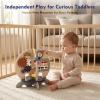RRIBOUDWAN Wooden Ocean Activity Cube, Montessori Sensory Toy for 618 Months Toddlers, Birthday Gift for 1 Year Old Boys Girls view 2