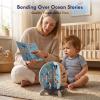 RRIBOUDWAN Wooden Ocean Activity Cube, Montessori Sensory Toy for 618 Months Toddlers, Birthday Gift for 1 Year Old Boys Girls view 3