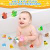 120 Pcs Rubber Ducks in Bulk, Mini Rubber Duckies for Toddler Baby Bath Toys, Kids Bath Pool Toys, Duck Gifts for Birthday Party Favors view 4