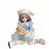 1/6 BJD Doll Kawaii Ball Joint Doll Handmade Makeup 11.8 Inches Collectible Cartoon Dress up Dolls Best Gift (D) view 1