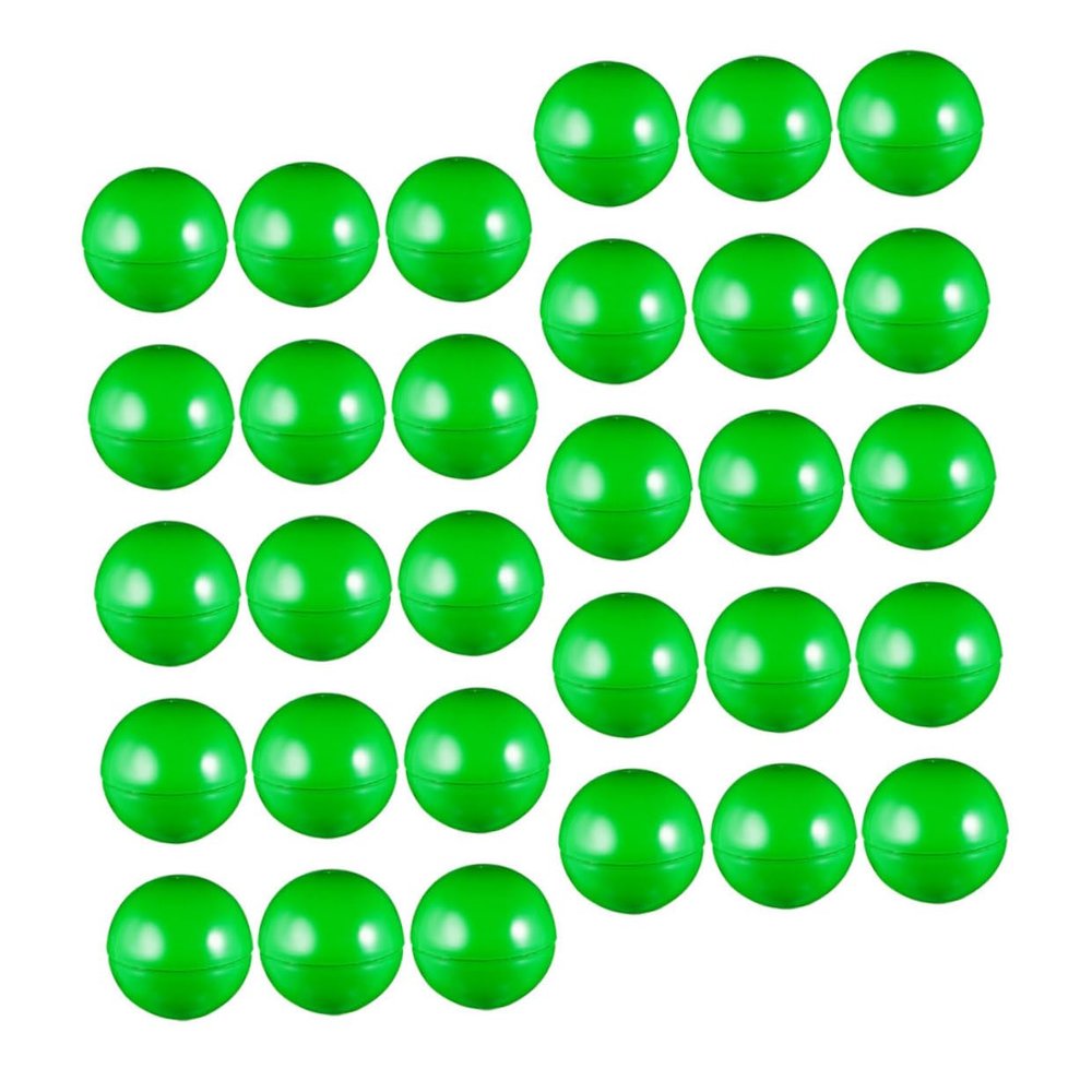 BRIGHTFUFU 30pcs Reusable Empty Hollow Lottery Balls for Raffle Games Party Game Balls Hidden Surprises