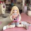 1/6 BJD Doll Kawaii Ball Joint Doll Handmade Makeup 11.8 Inches Collectible Cartoon Dress up Dolls Best Gift (L) view 4