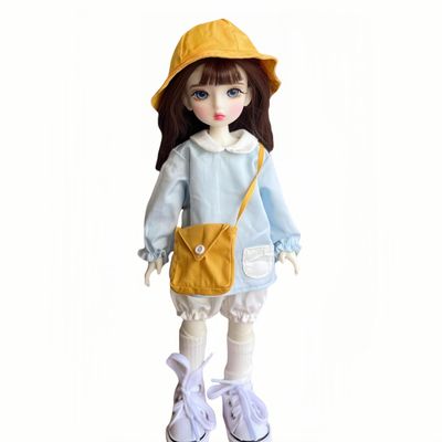 1/6 BJD Doll Kawaii Ball Joint Doll Handmade Makeup 11.8 Inches Collectible Cartoon Dress up Dolls Best Gift (M)