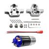 StiNGZjdM 370 Motor Parts Metal Transmission Gearbox Compatible with MN D90 D91 99 99s/WPL B14 B24 C14 C24 C34 RC Car General DIY Upgrade Accessories(Combination Titanium) view 1