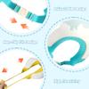 2Pcs Kids Shower Cap,Baby Shower Cap, Adjustable Kids Shower Cap Shield, Cute Dinosaur Shape Baby Shower Cap Shield, Soft Anti-slip Shampoo Buddy for Kids Eye & Ear Protection view 4