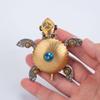 3D Metal Puzzle for Adults, 3D Puzzle Metal Turtle DIY Metal Assembly Kit, Metal 3D Model Turtle Kit to Build, 100+PCS Marine Organism Metal Steampunk Puzzle view 4