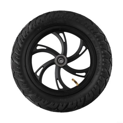 12 Inch Rubber Tire, 12 1/2x2 1/4 (57/62-203) Solid Tire With Inner And Outer Tubes For Strollers, Electric Scooter, Electric Vehicles Front Wheel 62-203