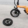 12 Inch Rubber Tire, 12 1/2x2 1/4 (57/62-203) Solid Tire With Inner And Outer Tubes For Strollers, Electric Scooter, Electric Vehicles Front Wheel 62-203 view 4