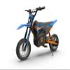 24V Ride on Motorcycle for Kids,13.6MPH Fast Speed Electric Battery-Powered Off-Road Motocross with 250W Strong Motor, Chain-Driven,Leather Seat,Disc Brake,Air-Filled Tires,Blue view 1