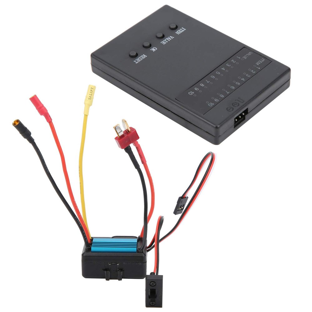 35A Brushless ESC Electric Speed Controller Program Card Fit for 1/18 1/16 RC Car Model (B)