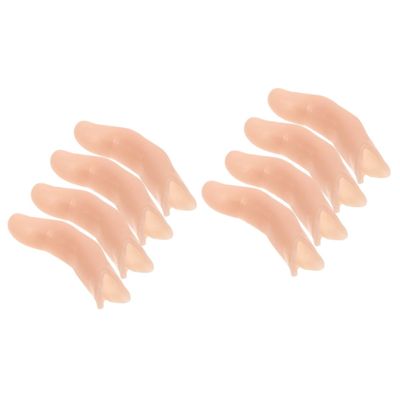 Cabilock 2sets Party Finger Prop Fake Fingers Sleeves for Magician Trick Comfortable Easy to Use Accessory 4pcs*2