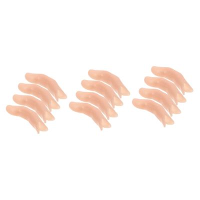 Cabilock 12pcs Magician Fake Thumb Tips Soft Gimmick Props for Performance Trick Fingers for Gaming