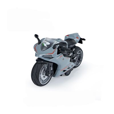ATXTLWL 1:12 Motorcycle Imitation with Sound and Light for:MV Agusta Ducati Die-Casting Gift Collection(B)