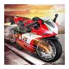 ATXTLWL 1:12 Motorcycle Imitation with Sound and Light for:MV Agusta Ducati Die-Casting Gift Collection(B) view 2