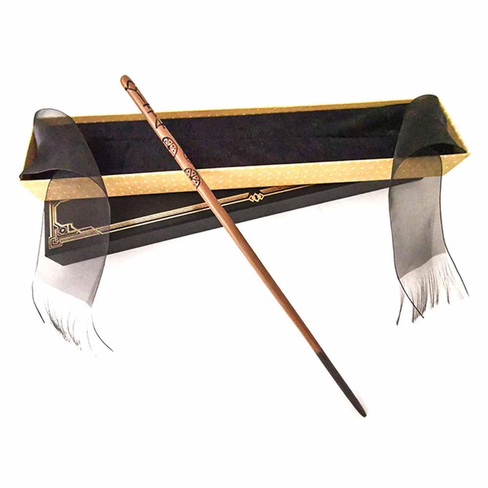 Amonkky Cedric Magic Wand with Resin and Metal Core for Christmas Halloween Props Party Supplies, As Performance Props and Gifts